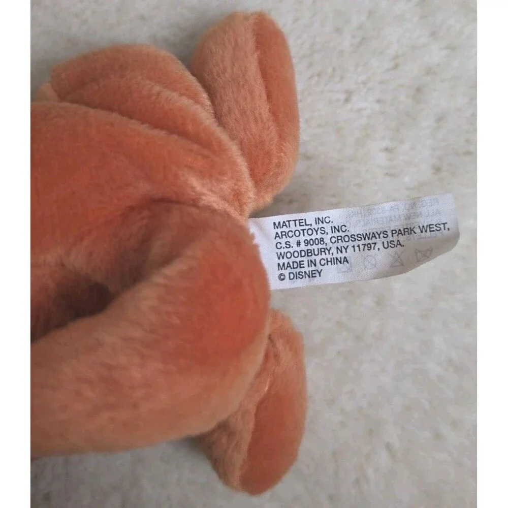 Walt Disney Mattel Winnie The Pooh Kanga+Roo Star Bean Beanbag Plush 7in NWT